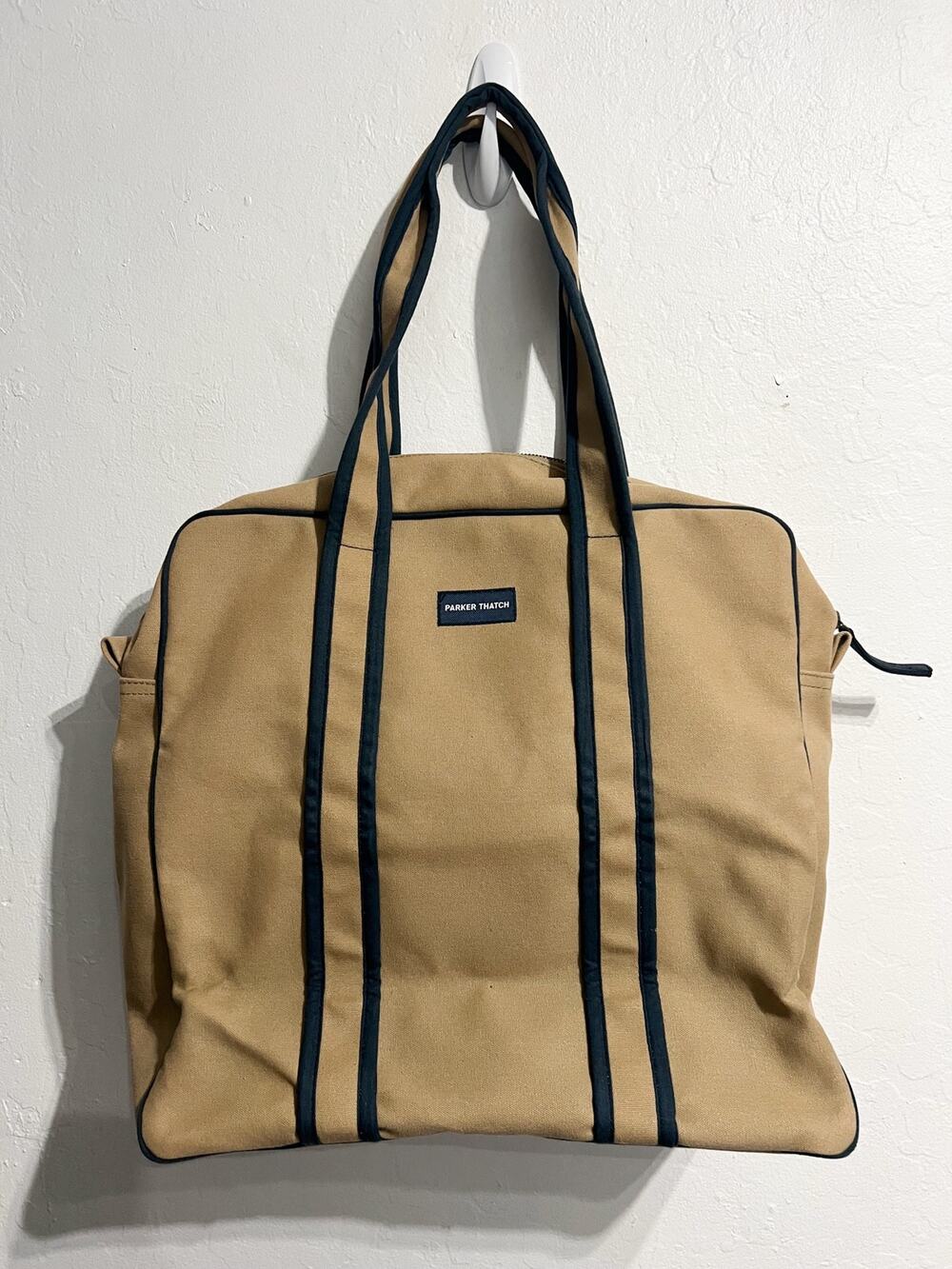 Parker Thatch Bag Canvas Tan Tennis Pickleball Khaki Tan Paddle Racket
